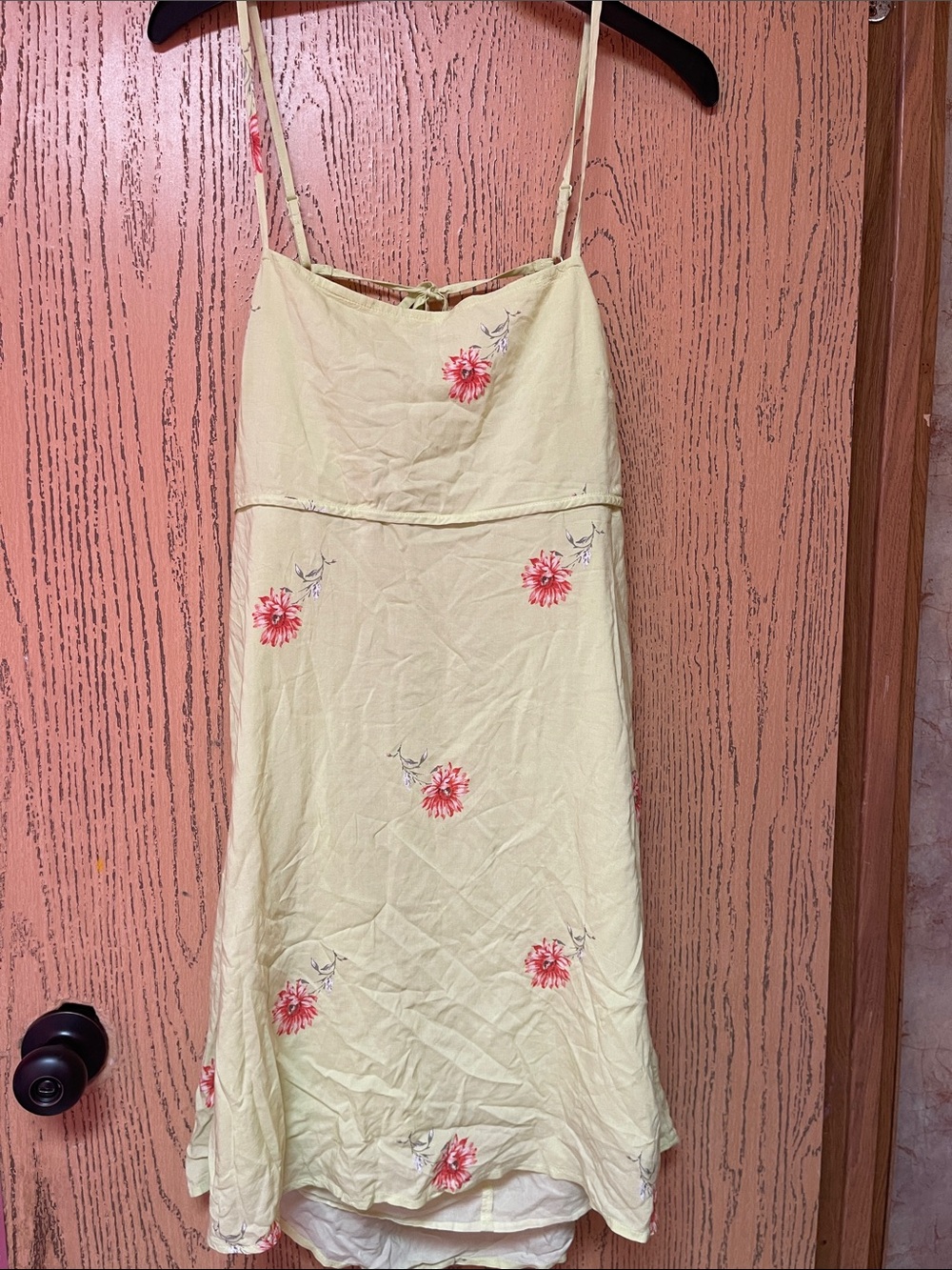 American Eagle Outfitters Pale green Floral Midi Sundress